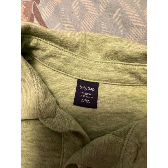 6 FOR $15 Baby gap 12-18m green polo - Picture 2 of 2